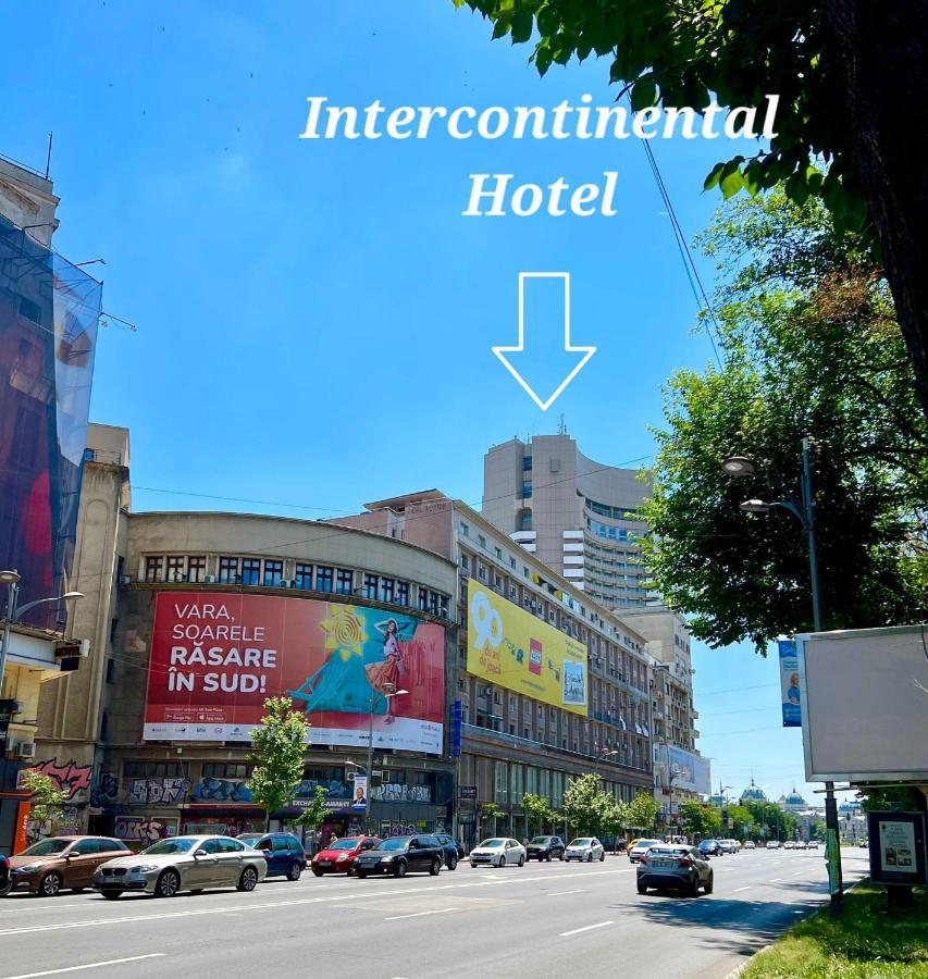 Intercontinental Apartment Boekarest Buitenkant foto